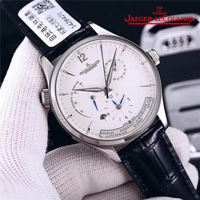 Replica Master A21j Automatic Movement Mens Watch White Dial Leather Strap E150