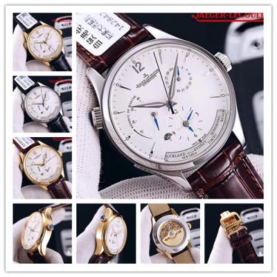 Replica Master A21j Automatic Movement Mens Watch White Dial Leather Strap E150