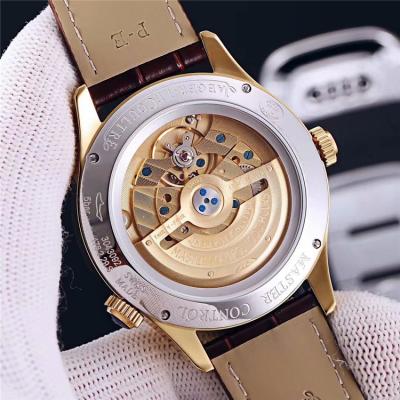 Replica Master A21j Automatic Movement Mens Watch White Dial Leather Strap E150