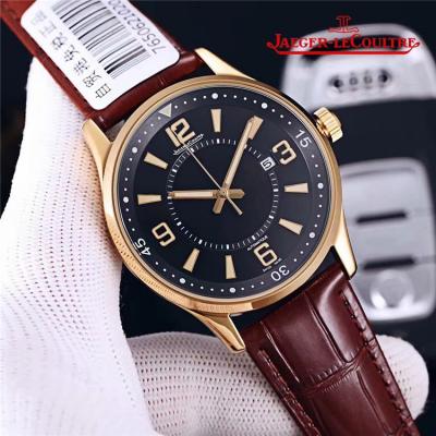 Replica Master A2813 Automatic Movement Mens Watch Black Dial Leather Strap A E151