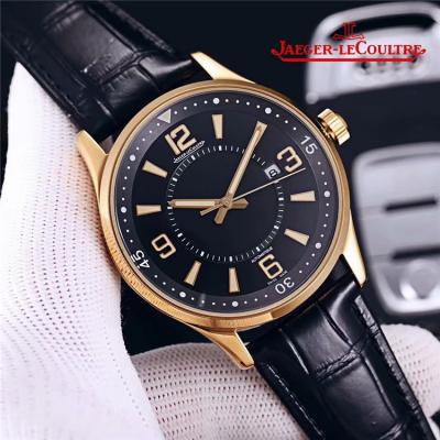 Replica Master A2813 Automatic Movement Mens Watch Black Dial Leather Strap A E151