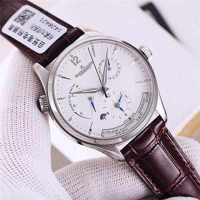 Replica Master A21j Automatic Movement Mens Watch White Dial Leather Strap E153