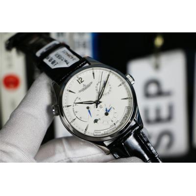 Replica Geophysic A21j Automatic Movement Mens Watch White Dial Leather Strap E155