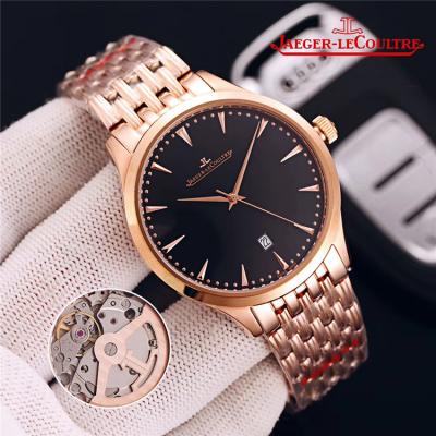 Replica Master Japan Miyota 8215 Automatic Movement Mens Watch Black Dial Rose Gold A E156