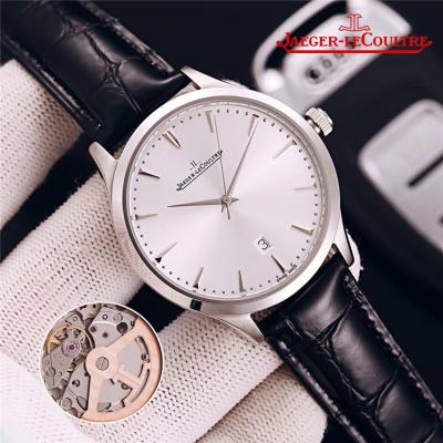 Replica Master Japan Miyota 8215 Automatic Movement Mens Watch White Dial Leather Strap B E156