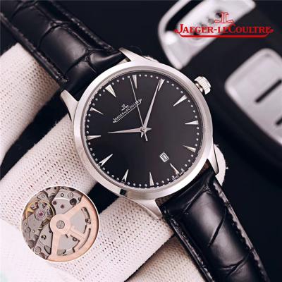 Replica Master Japan Miyota 8215 Automatic Movement Mens Watch White Dial Leather Strap B E156