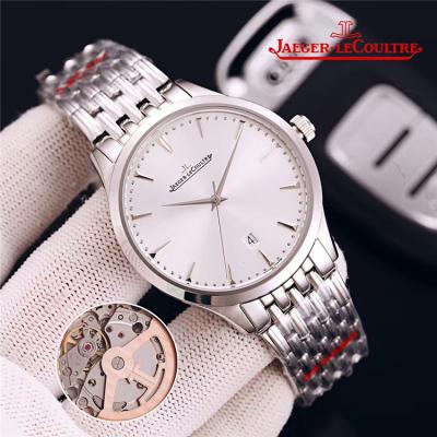 Replica Master Japan Miyota 8215 Automatic Movement Mens Watch White Dial Leather Strap B E156