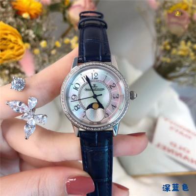 Replica Rendez-Vous Swiss Quartz Movement Womens Watch MOP Dial Diamonds Case Leather Strap A E157