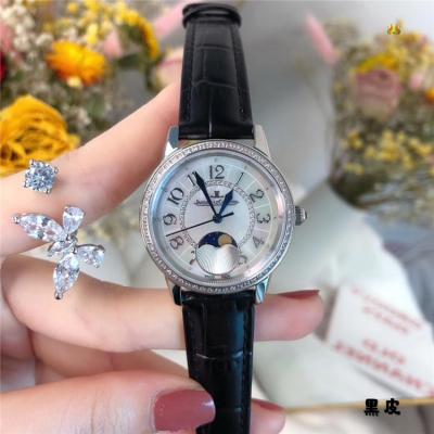 Replica Rendez-Vous Swiss Quartz Movement Womens Watch MOP Dial Diamonds Case Leather Strap A E157