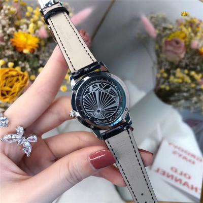 Replica Rendez-Vous Swiss Quartz Movement Womens Watch MOP Dial Diamonds Case Leather Strap A E157