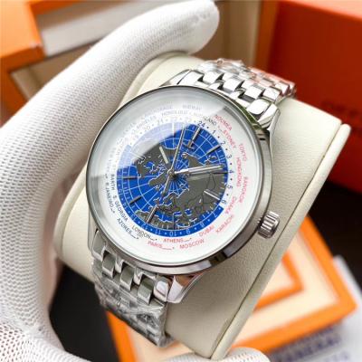 Replica Geophysic A21j Automatic Movement Mens Watch Geography Dial Stainless Steel E158