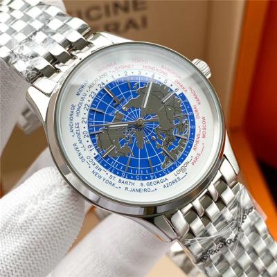 Replica Geophysic A21j Automatic Movement Mens Watch Geography Dial Stainless Steel E158