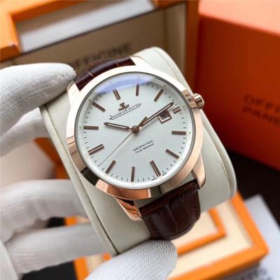 Replica Geophysic A21j Automatic Movement Mens Watch White Dial Leather Strap E170