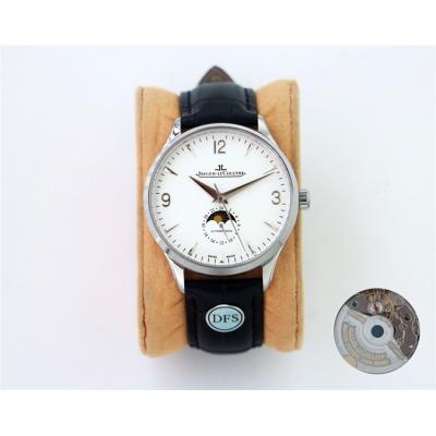 Replica Master A21j Automatic Movement Mens Watch Black Dial Leather Strap E172