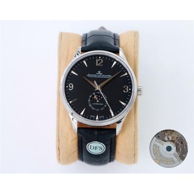 Replica Master A21j Automatic Movement Mens Watch Black Dial Leather Strap E172