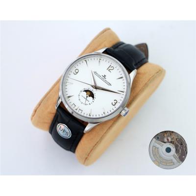 Replica Master A21j Automatic Movement Mens Watch Black Dial Leather Strap E172