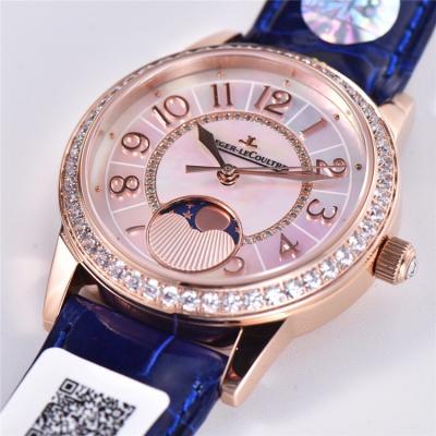 Replica Rendez-Vous Swiss Quartz Movement Womens Watch MOP Dial Diamonds Case Leather Strap A E174