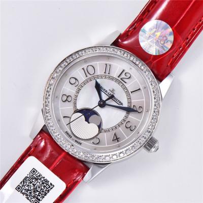 Replica Rendez-Vous Swiss Quartz Movement Womens Watch MOP Dial Diamonds Case Leather Strap B E174