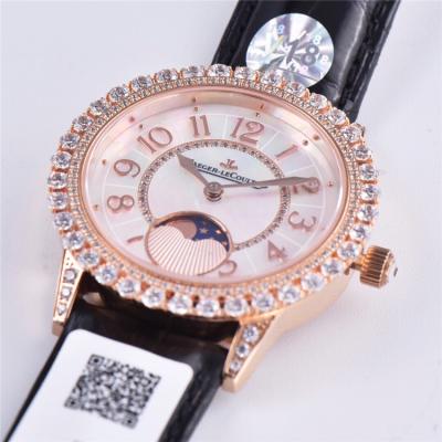 Replica Rendez-Vous Swiss Quartz Movement Womens Watch MOP Dial Diamonds Case Leather Strap C E175