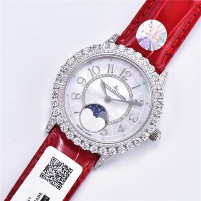 Replica Rendez-Vous Swiss Quartz Movement Womens Watch MOP Dial Diamonds Case Leather Strap D E175