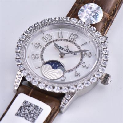 Replica Rendez-Vous Swiss Quartz Movement Womens Watch MOP Dial Diamonds Case Leather Strap D E175