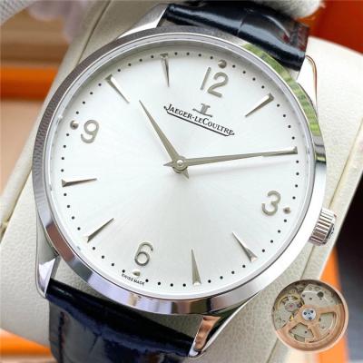 Replica Master Ultra Thin A21j Automatic Movement Mens Watch White Dial Leather Strap E178