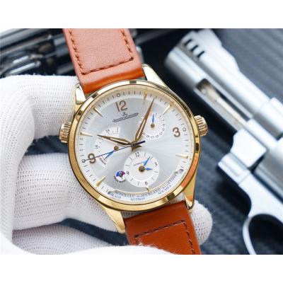 Replica Master A21j Automatic Movement Mens Watch Silver Dial Leather Strap E184