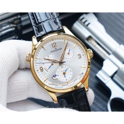 Replica Master A21j Automatic Movement Mens Watch Silver Dial Leather Strap E184