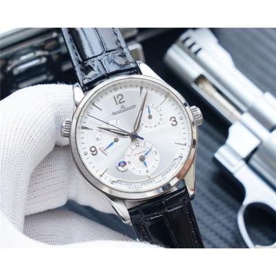 Replica Master A21j Automatic Movement Mens Watch Silver Dial Leather Strap E184