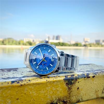 Replica Master A21j Automatic Movement Mens Watch Blue Dial Stainless Steel E186