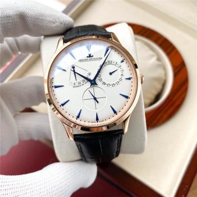 Replica Geophysic A21j Automatic Movement Mens Watch White Dial Leather Strap E187