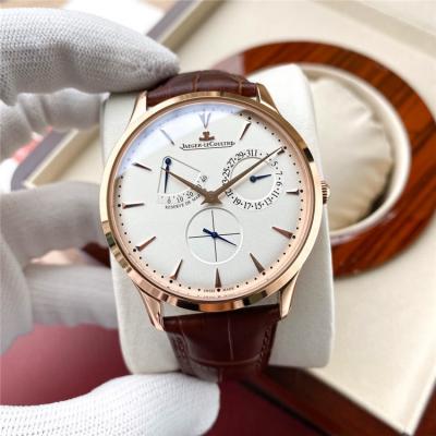 Replica Geophysic A21j Automatic Movement Mens Watch White Dial Leather Strap E187