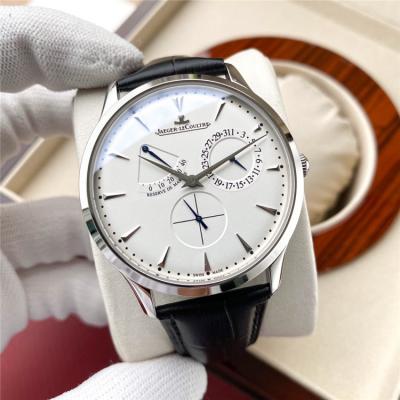 Replica Geophysic A21j Automatic Movement Mens Watch White Dial Leather Strap E187