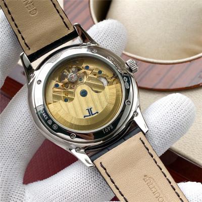 Replica Master A21j Automatic Movement Mens Watch White Tourbillon Dial Leather Strap A E188