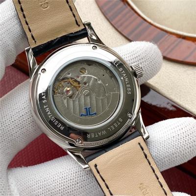 Replica Master Ultra Thin A2813 Automatic Movement Mens Watch White Dial Leather Strap E189