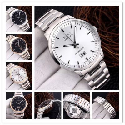 Replica Commander Japan Quartz Movement Mens Watch Silver Dial Stainless Steel A E01