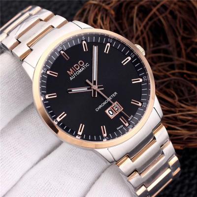 Replica Commander Japan Quartz Movement Mens Watch Silver Dial Stainless Steel A E01