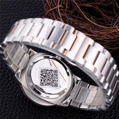 Replica Commander Japan Quartz Movement Mens Watch Silver Dial Stainless Steel A E01