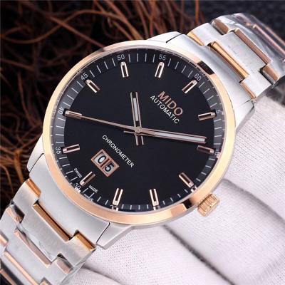 Replica Commander Japan Quartz Movement Mens Watch Silver Dial Stainless Steel A E01