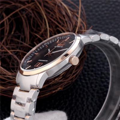 Replica Commander Japan Quartz Movement Mens Watch Silver Dial Stainless Steel A E01