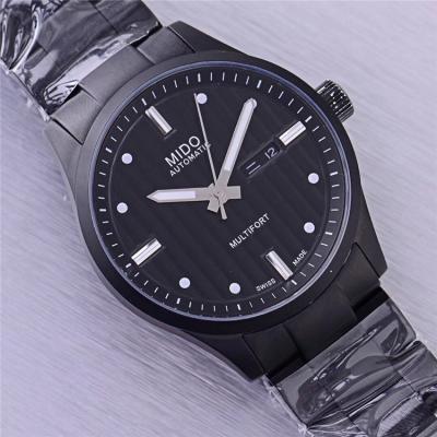 Replica Multifort A21j Automatic Movement Mens Watch Black Dial PVD Steel F02