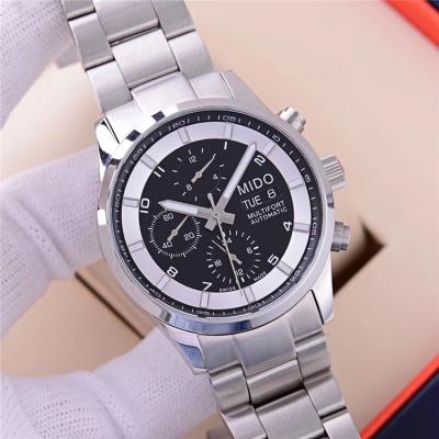 Replica Multifort A21j Automatic Movement Mens Watch Black Dial Stainless Steel A F03