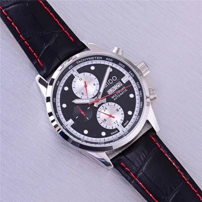 Replica Multifort A21j Automatic Movement Mens Watch White Dial Leather Strap B F03