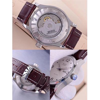 Replica Multifort A21j Automatic Movement Mens Watch Black Dial Leather Strap B F06