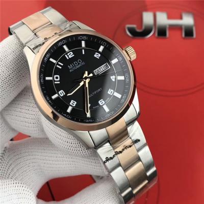 Replica Multifort Japan Miyota 8215 Automatic Movement Mens Watch Black Dial Two Tone Rose Gold A F07