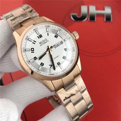 Replica Multifort Japan Miyota 8215 Automatic Movement Mens Watch Black Dial Two Tone Rose Gold A F07