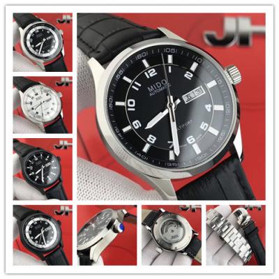 Replica Multifort Japan Miyota 8215 Automatic Movement Mens Watch Black Dial Leather Strap C F07