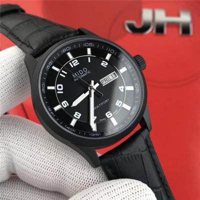 Replica Multifort Japan Miyota 8215 Automatic Movement Mens Watch Black Dial Leather Strap C F07