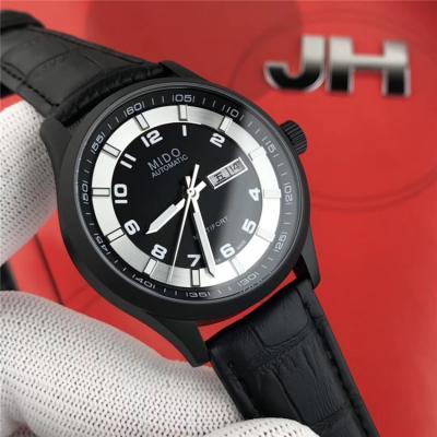 Replica Multifort Japan Miyota 8215 Automatic Movement Mens Watch Black Dial Leather Strap C F07