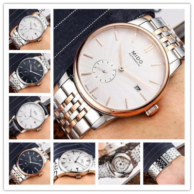 Replica Belluna A21j Automatic Movement Mens Watch White Dial Two Tone Rose Gold B F08